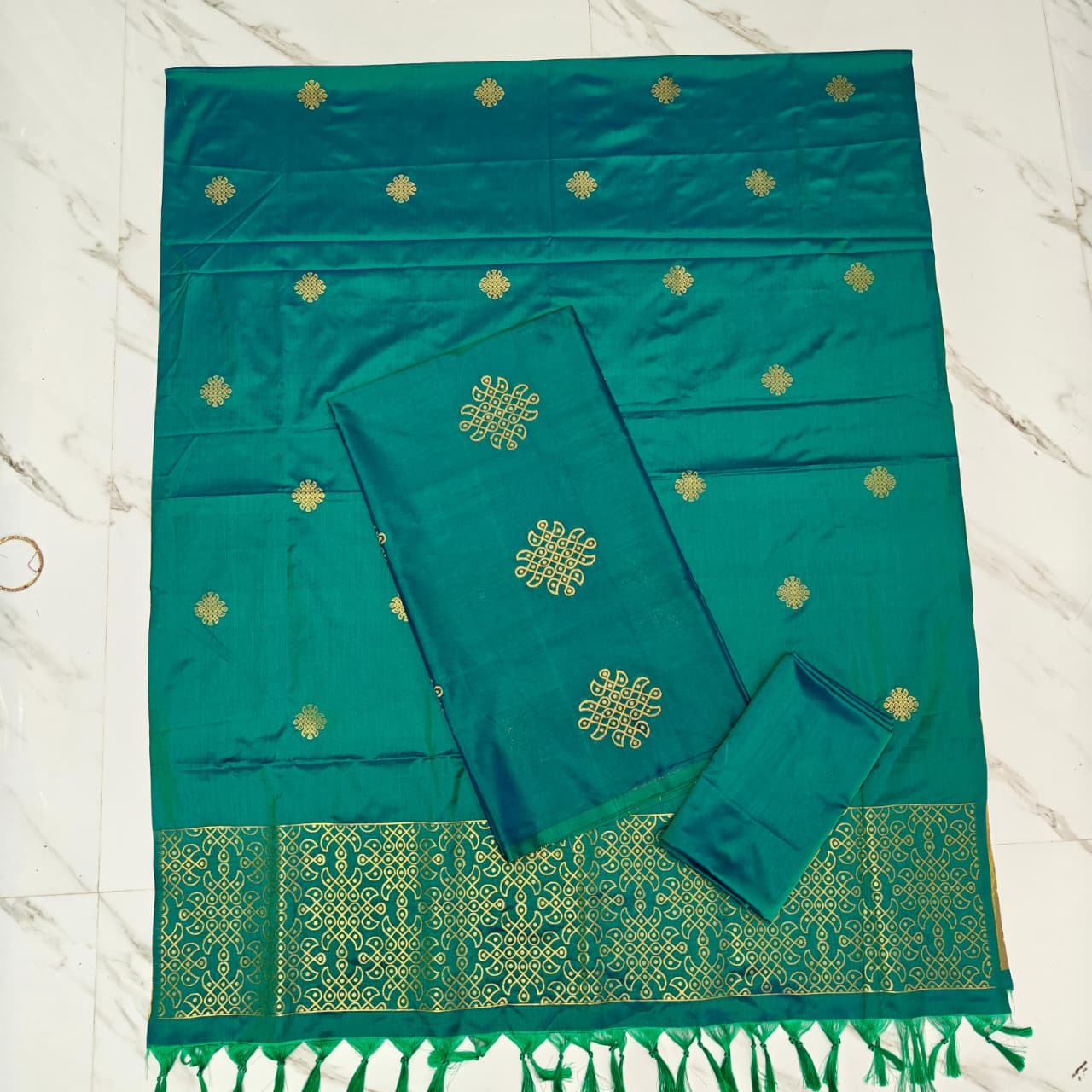 ✨ **Semi Kanchi Kolam Soft Silk** ✨-SKKS04