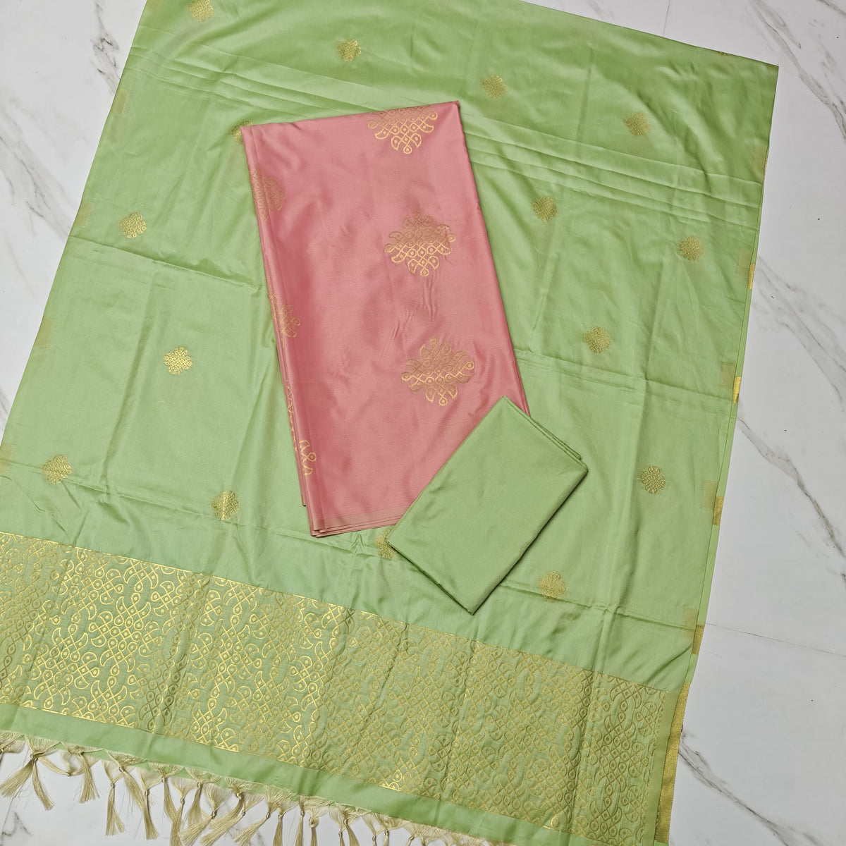 ✨ **Semi Kanchi Kolam Soft Silk** ✨-SKKS06