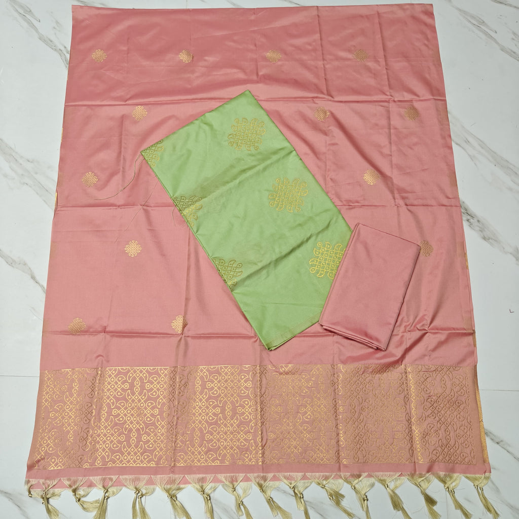 ✨ **Semi Kanchi Kolam Soft Silk** ✨-SKKS07