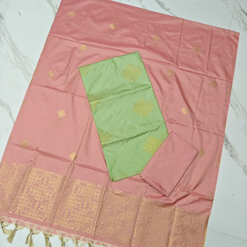 ✨ **Semi Kanchi Kolam Soft Silk** ✨-SKKS07