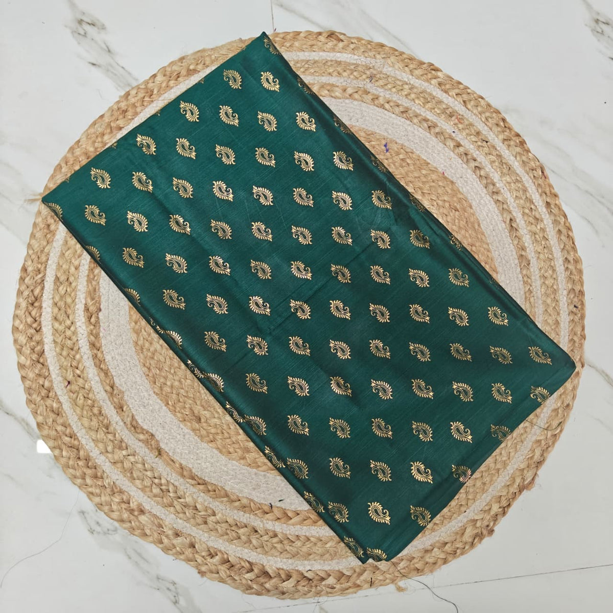 Premium Raw Silk Shining Fabric by Meter | Luxury Ethnic Fabric | Vishakha Fabrics