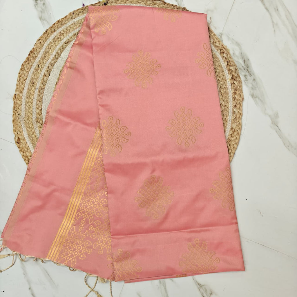 *Semi Kanchi Kolam Soft Silk Saree | Premium Quality Saree*