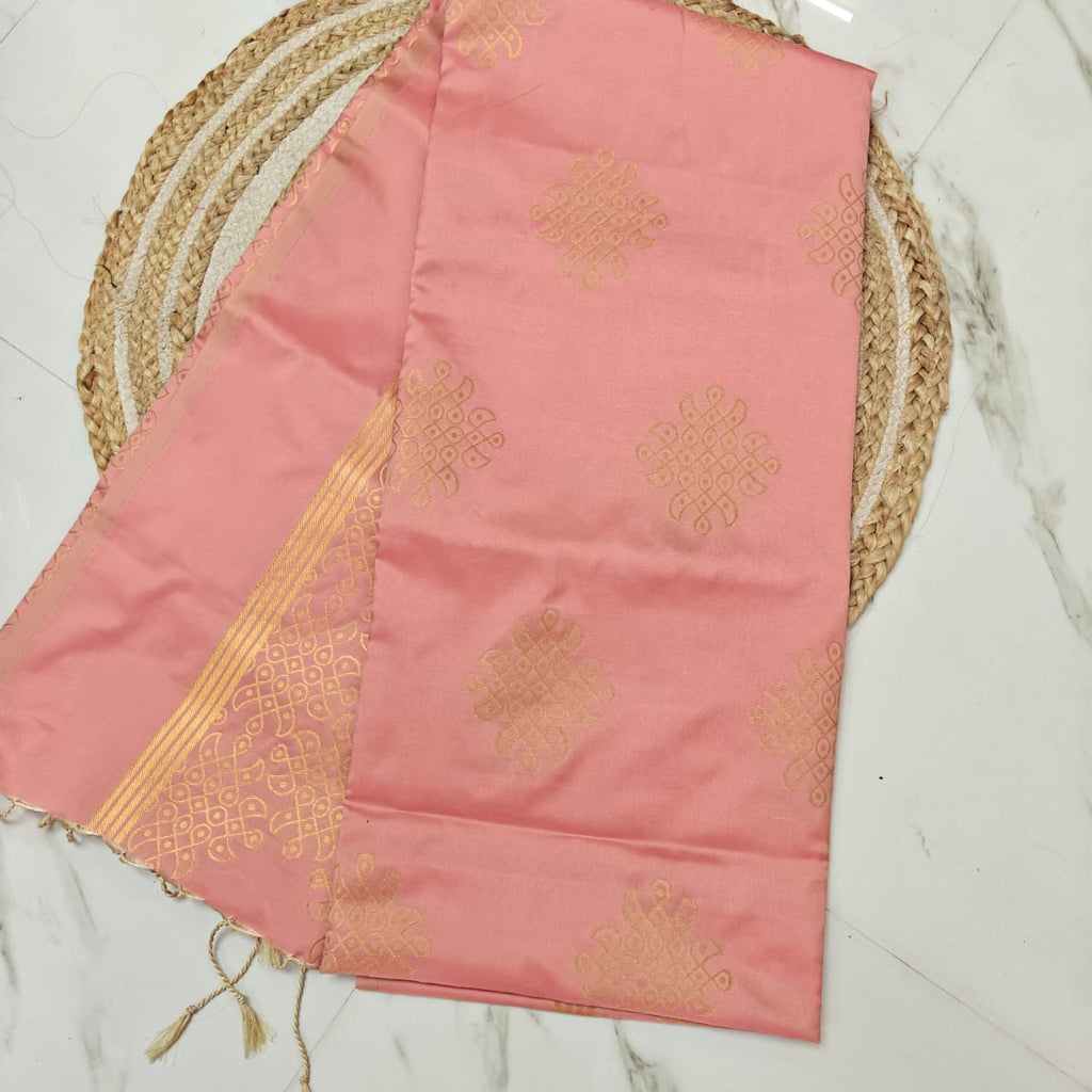 *Semi Kanchi Kolam Soft Silk Saree | Premium Quality Saree*