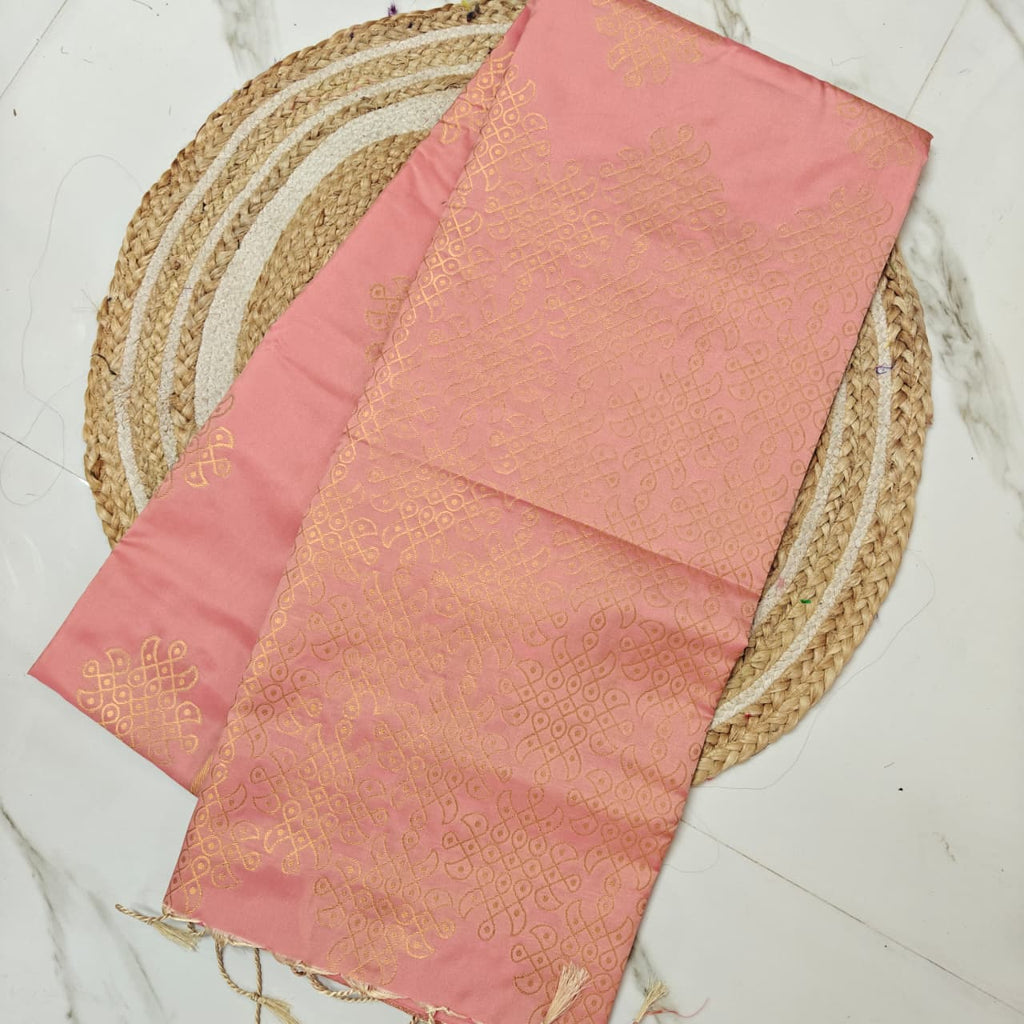 *Semi Kanchi Kolam Soft Silk Saree | Premium Quality Saree*
