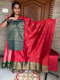 ✨ **Semi Kanchi Checked  Soft Silk** ✨-SKCS09