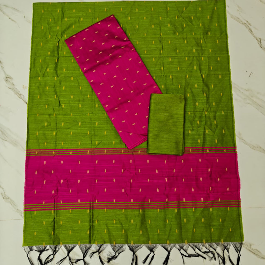 Raw Silk Colour Butta Salwar Set RSA10