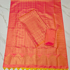 ✨ **Semi Kanchi Checked  Soft Silk** ✨-SKCS05