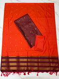 ✨ **Semi Kanchi Checked  Soft Silk** ✨-SKCS08