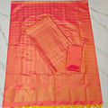 ✨ **Semi Kanchi Checked  Soft Silk** ✨-SKCS05