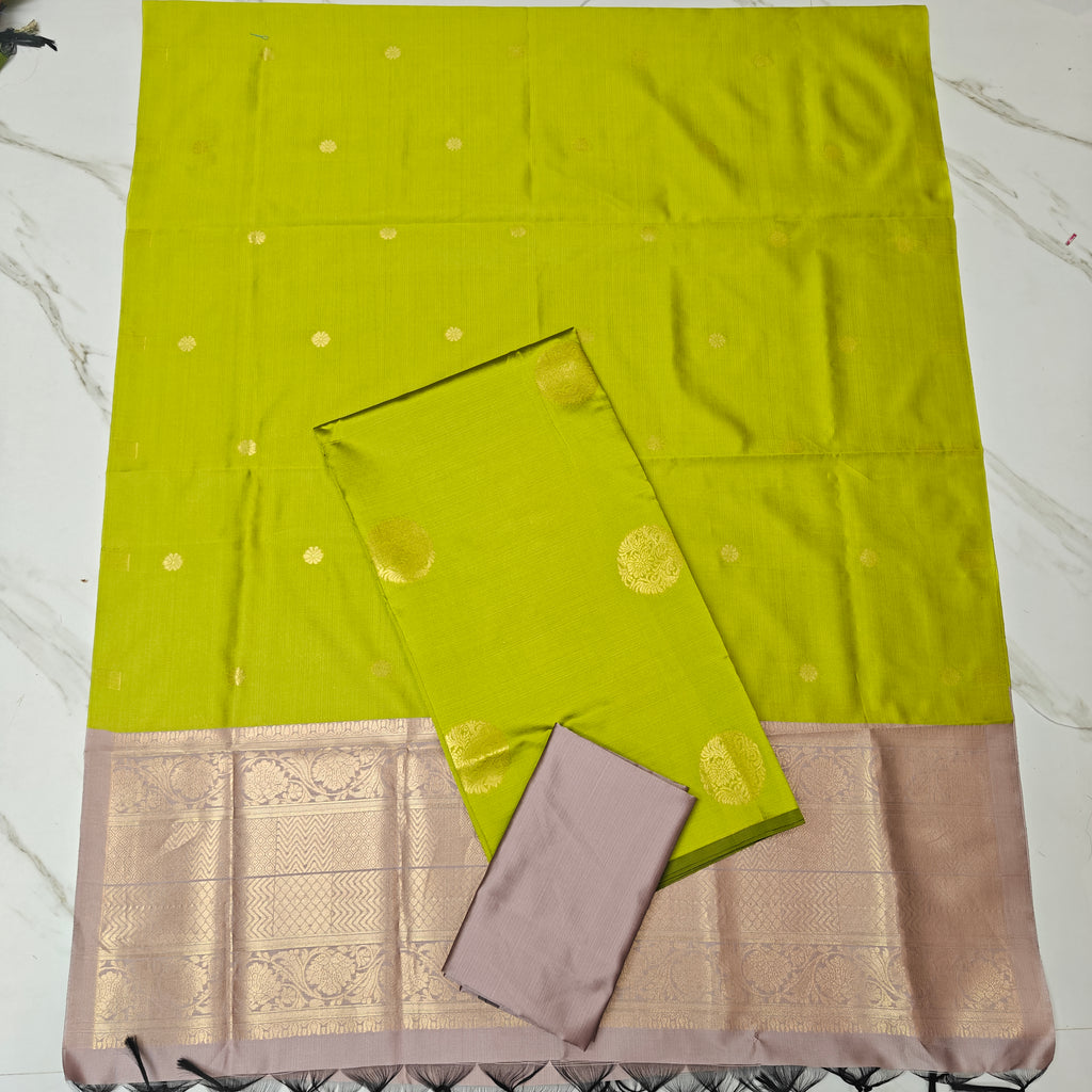 Premium Soft Silk Unstitched Chudithar Set-SSCD08
